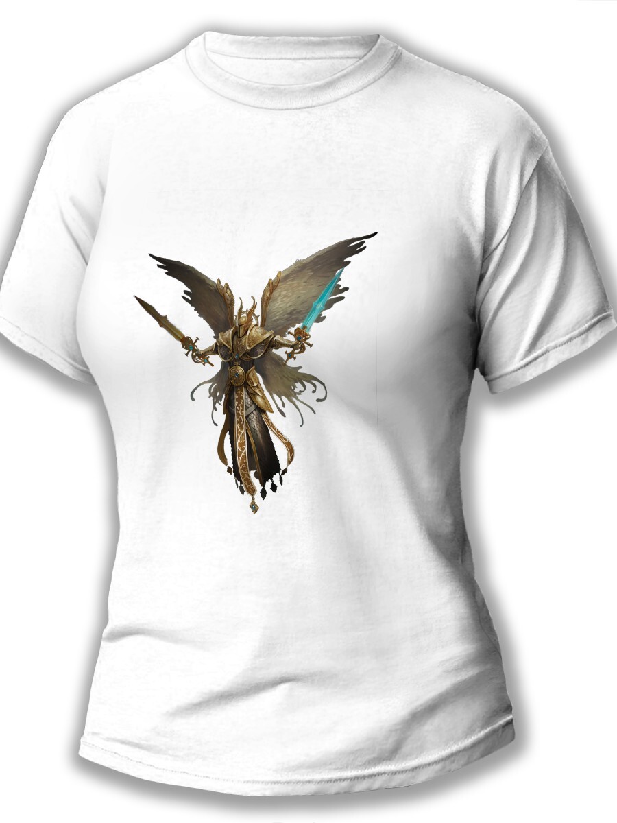 Футболка женская На стиле! F-W-2508-1043 белая, 2XL