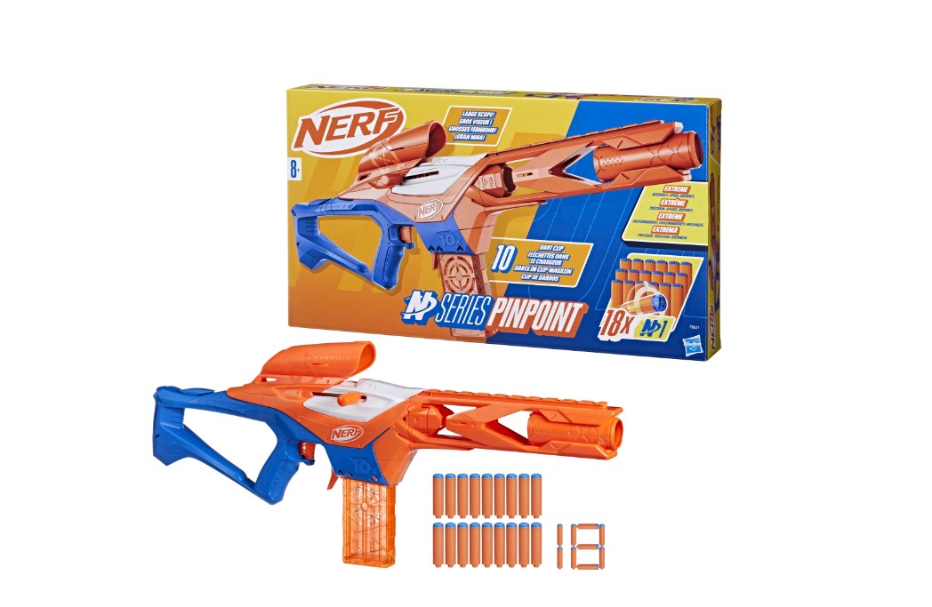 

Бластер Nerf N Series Pinpoint F8621, Синий;оранжевый
