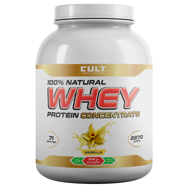 Cult Whey Protein Concentrate 75 - 2270 грамм ваниль