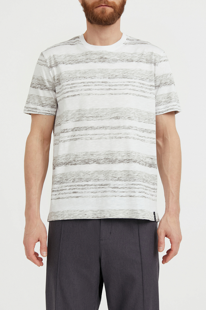 

Футболка мужская Finn Flare S21-22028 белая S, S21-22028