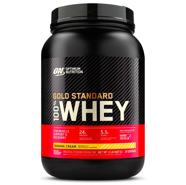 

Optimum Nutrition 100% Whey Gold Standard - 909 грамм банан