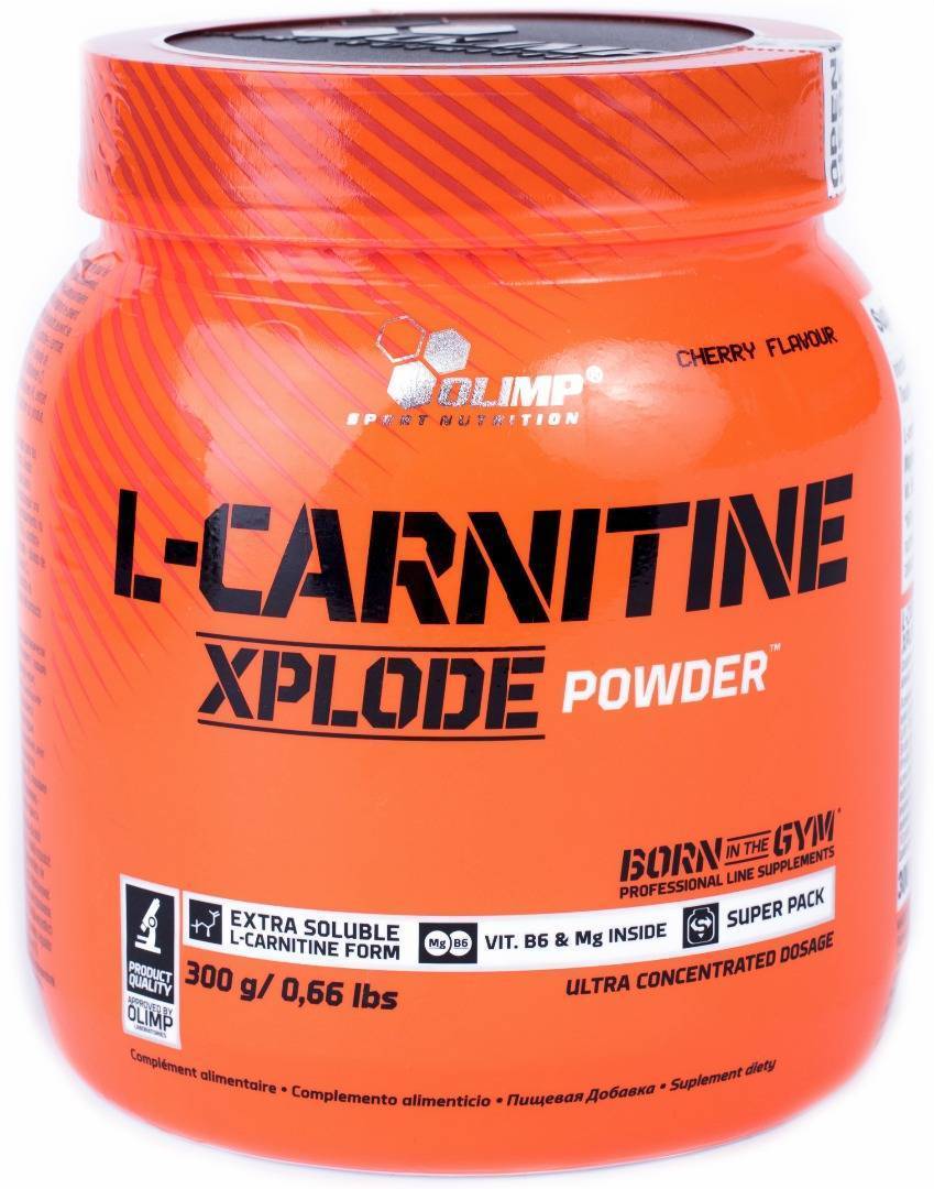 Olimp L-Carnitine Xplode Powder - 300 грамм вишня