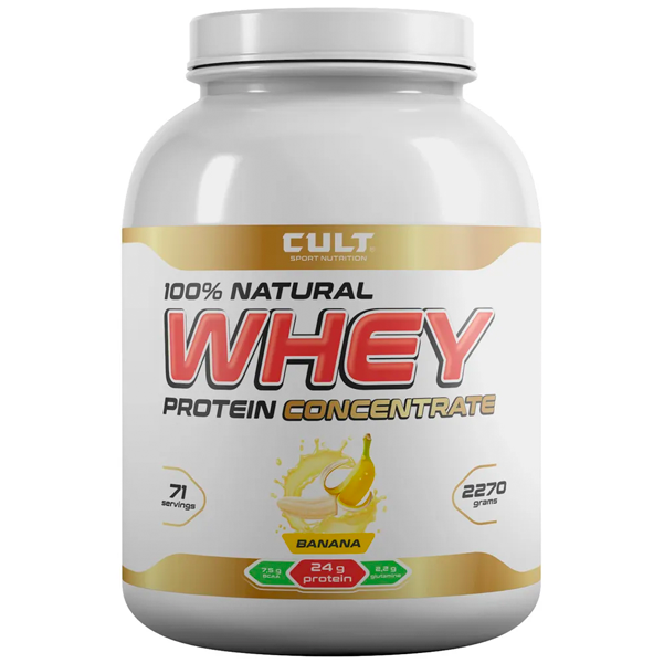 Cult Whey Protein Concentrate 75 - 2270 грамм банан