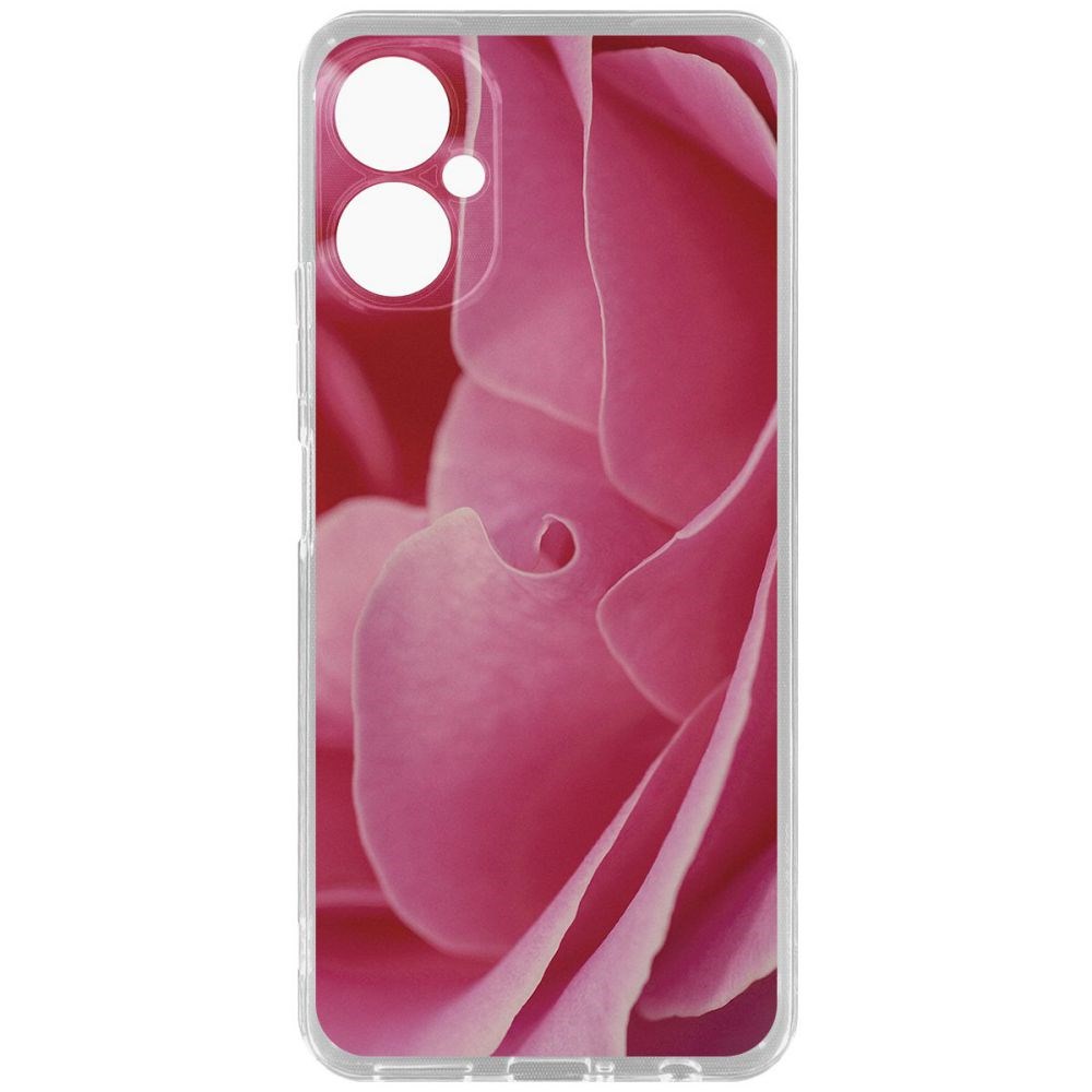 

Чехол-накладка Krutoff Clear Case Лепестки для TECNO Spark 9 Pro, Прозрачный