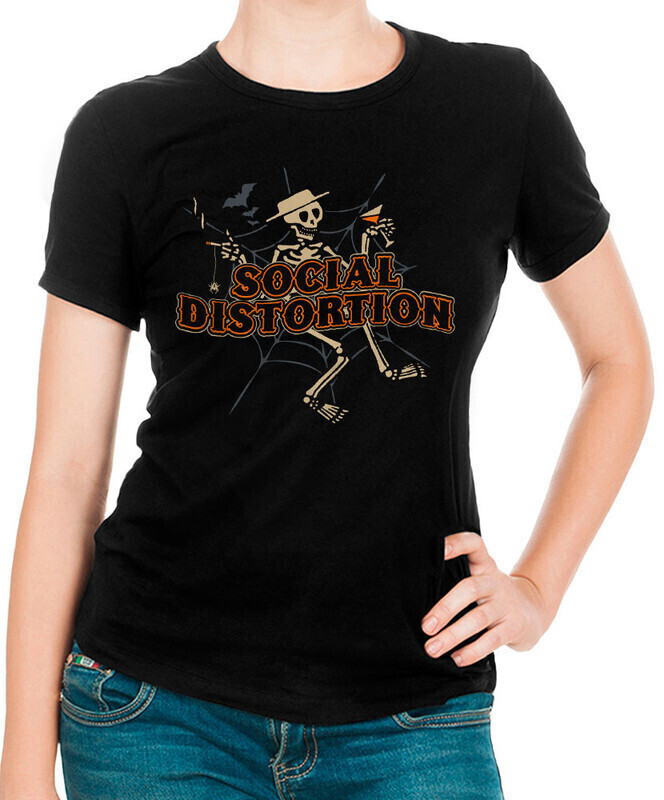 

Футболка женская Dream Shirts Social Distortion Женская 50008361 черная 3XL, Social Distortion Женская 50008361