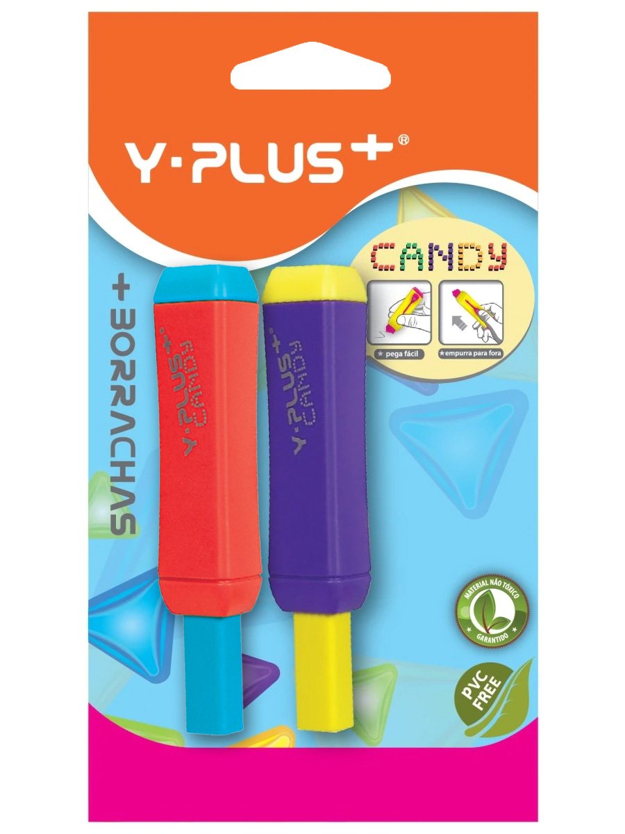 Ластик выдвижной в карандаше Y-PLUS Candy I стерка для школы