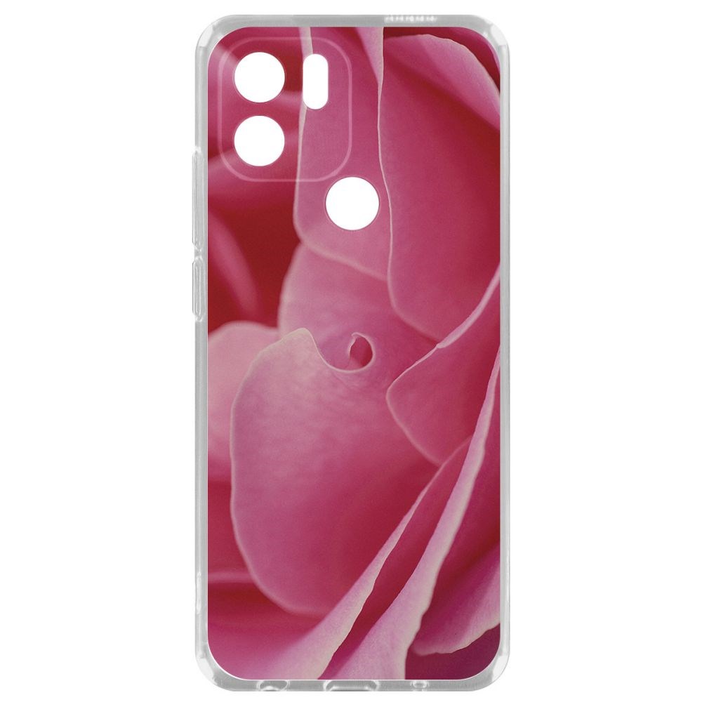 

Чехол-накладка Krutoff Clear Case Лепестки для Xiaomi Redmi A1+, Прозрачный