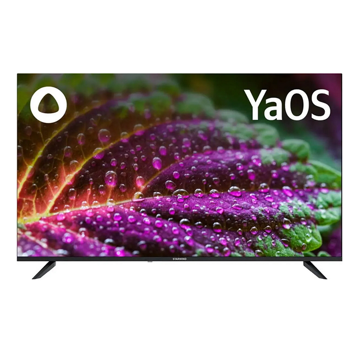 

55 Телевизор StarWind SW-LED55UG403, 4K Ultra HD, черный, СМАРТ ТВ, YaOS
