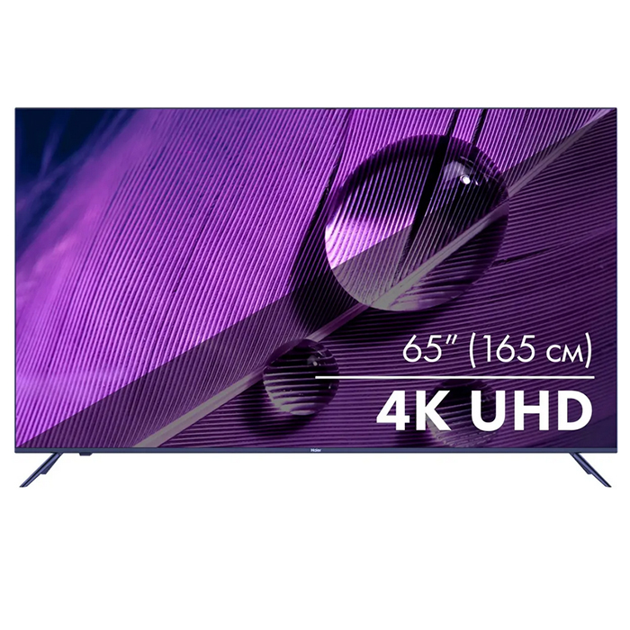 

65 Телевизор HAIER Smart TV S1, 4K Ultra HD, черный, СМАРТ ТВ, Android