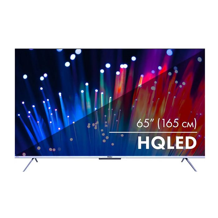 

65 Телевизор HAIER Smart TV S3, QLED, 4K Ultra HD, серебристый, СМАРТ ТВ, Android
