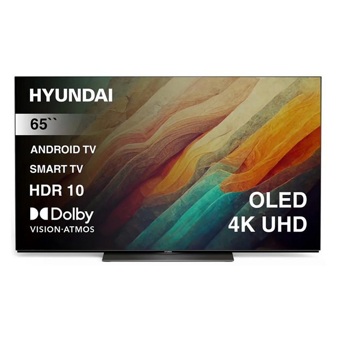 

65 Телевизор Hyundai H-LED65OBU7700, OLED, 4K Ultra HD, черный, СМАРТ ТВ, Android TV