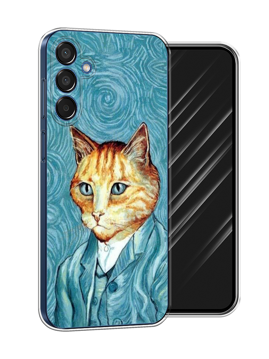 

Чехол Awog на Samsung Galaxy M15 5G "Кот Ван Гог", Голубой;коричневый, 2109550-1