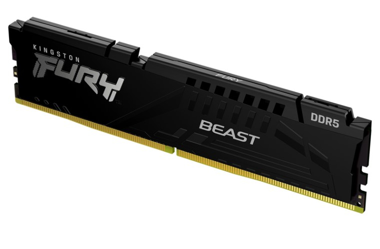 

Оперативная память Kingston Fury Beast 16Gb DDR5 4800MHz (KF548C38BB-16), FURY Beast Black