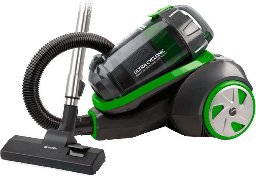 

Пылесос VITEK VT-8130 BK черный, зеленый, VT-8130 BK