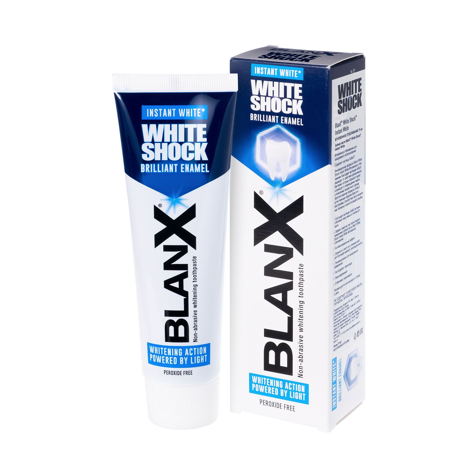 Зубная паста BlanX White Shock Instant White