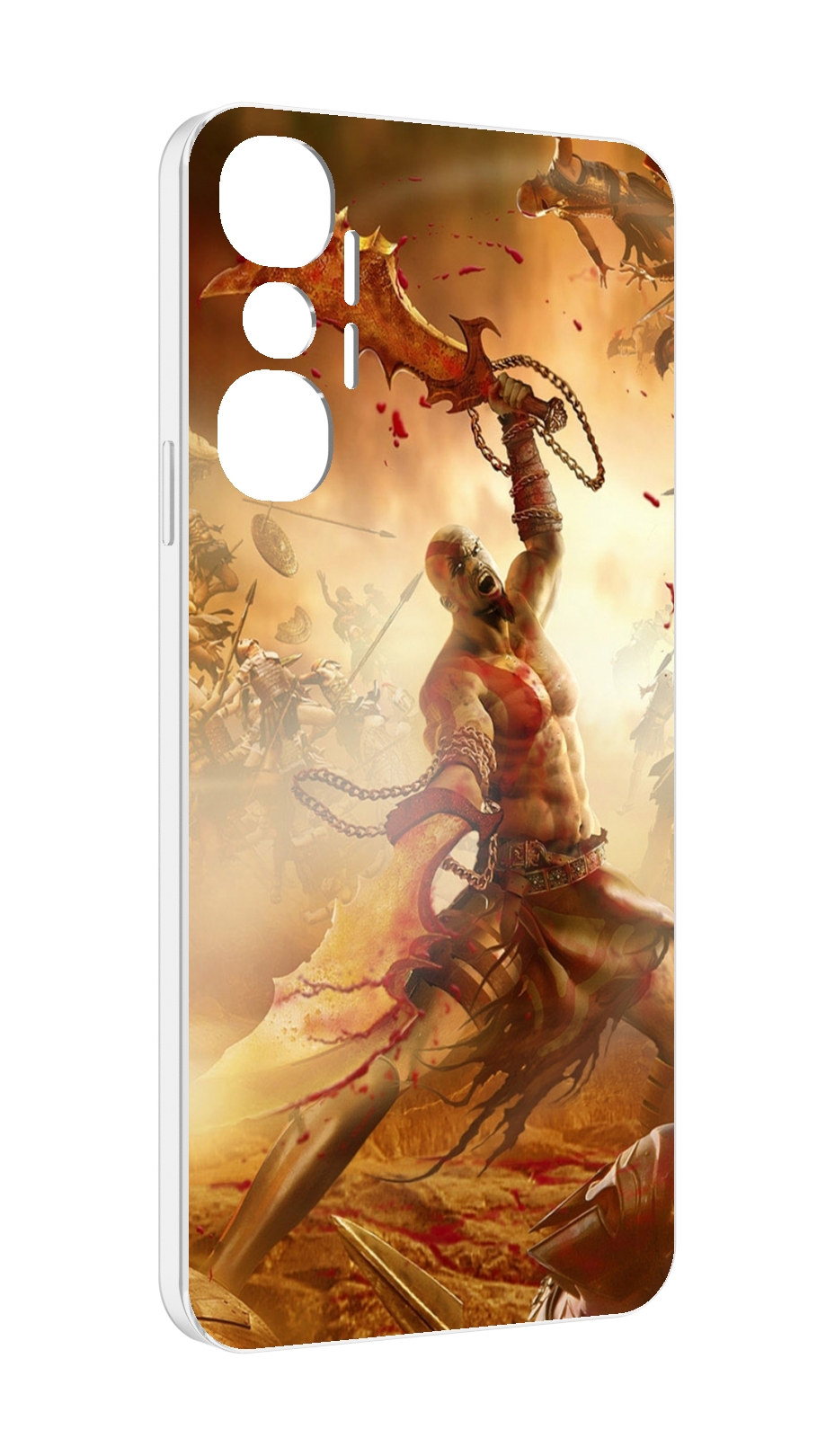 

Чехол MyPads God Of War III для Infinix Hot 20 4G, Прозрачный, Tocco