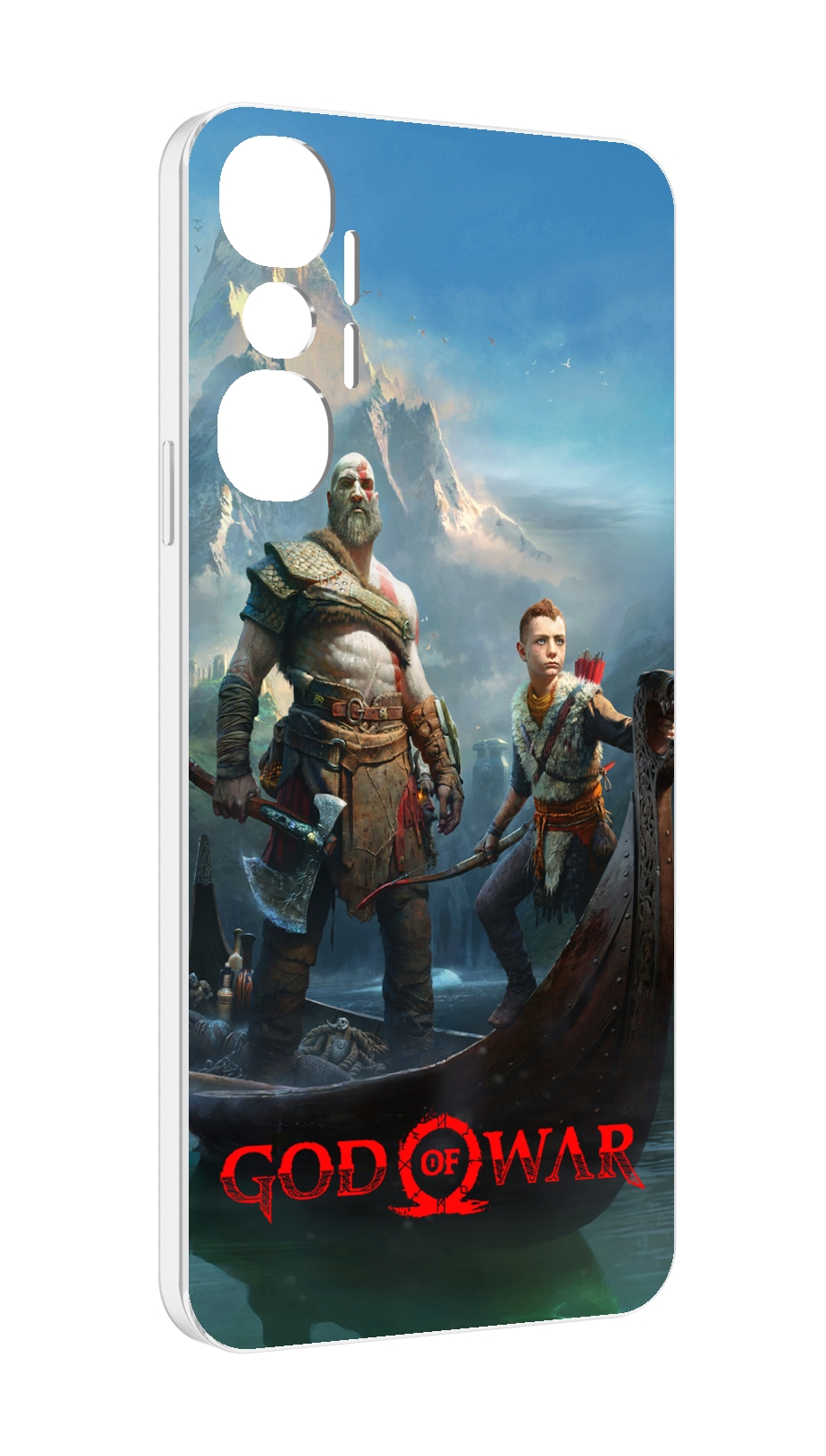 

Чехол MyPads God Of War Кратос Атрей для Infinix Hot 20 4G, Прозрачный, Tocco