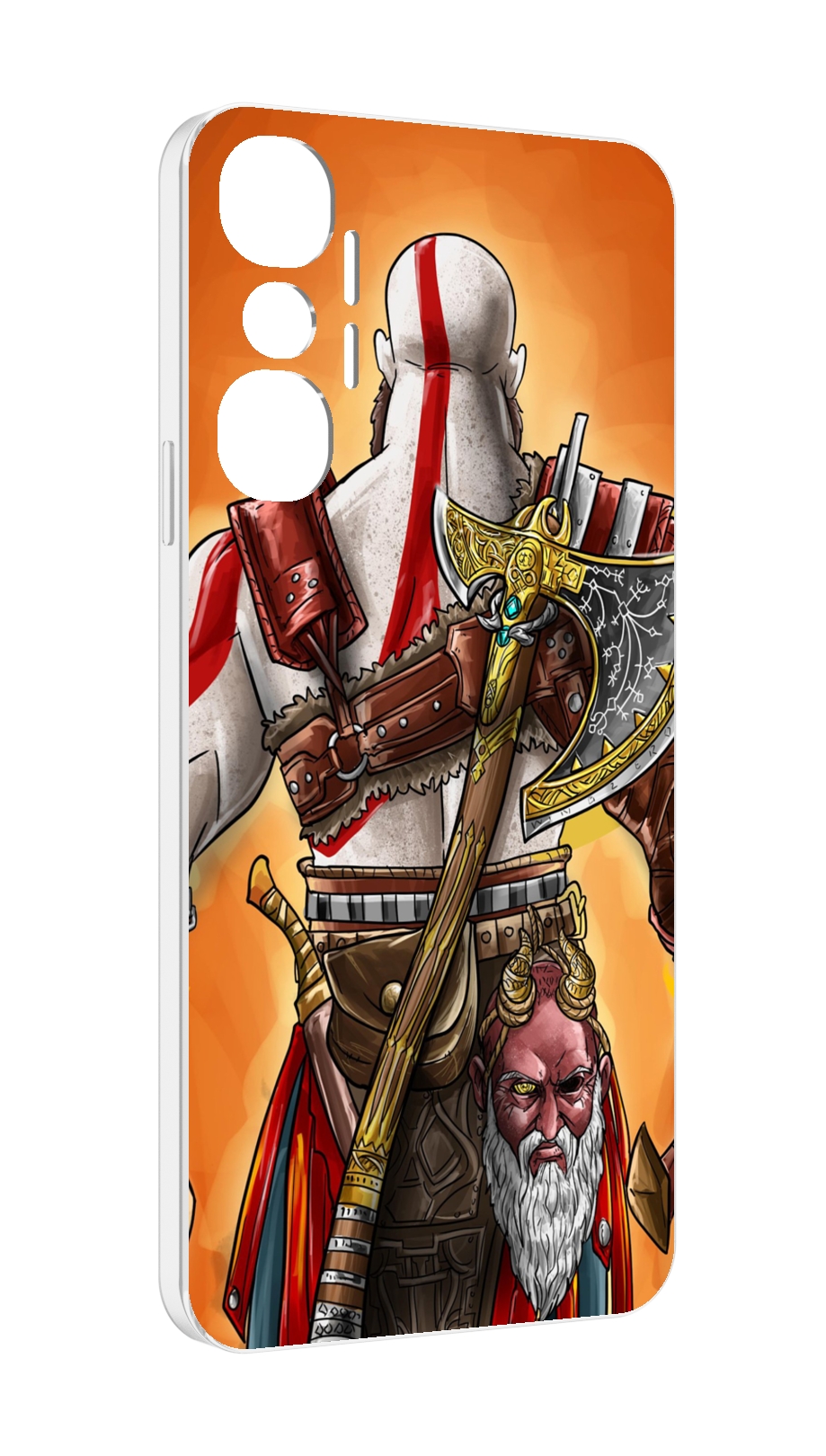 

Чехол MyPads God of War для Infinix Hot 20 4G, Прозрачный, Tocco