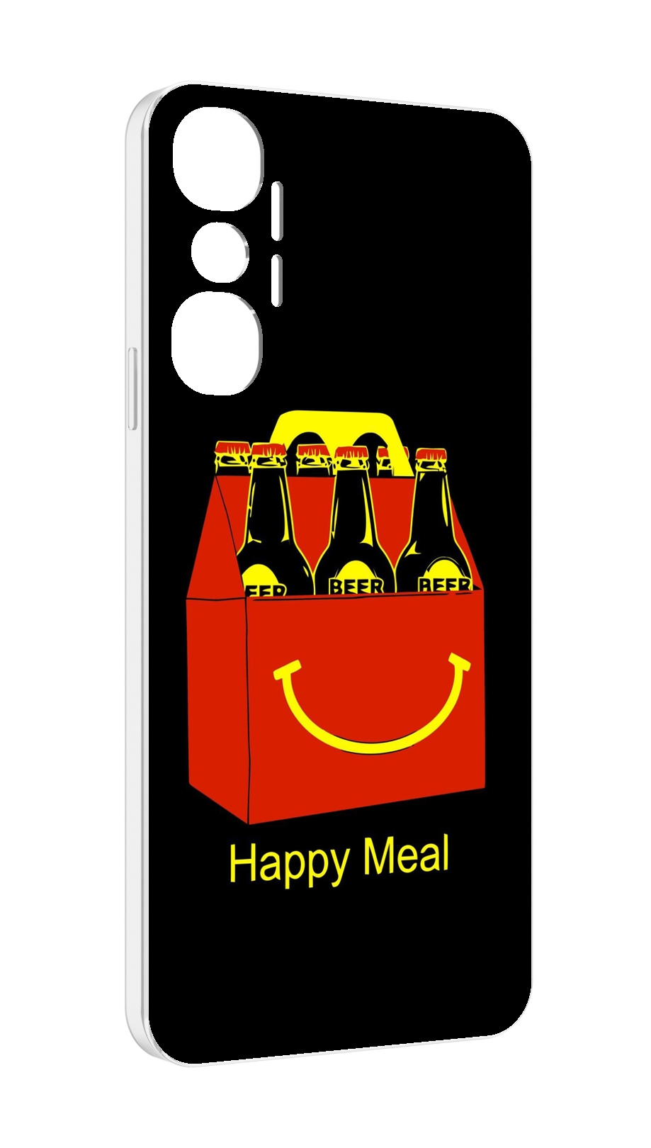

Чехол MyPads Happy Meal для Infinix Hot 20 4G, Прозрачный, Tocco