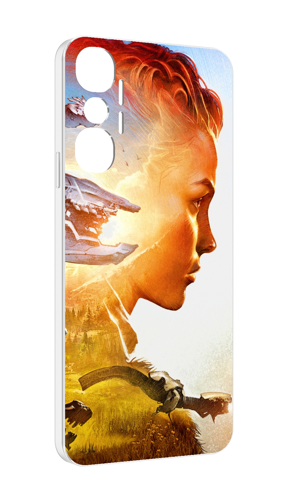 

Чехол MyPads Horizon Zero Dawn art для Infinix Hot 20 4G, Прозрачный, Tocco
