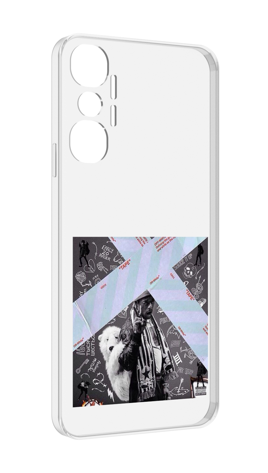 

Чехол MyPads Lil Uzi Vert - Luv Is Rage 2 для Infinix Hot 20 4G, Прозрачный, Tocco