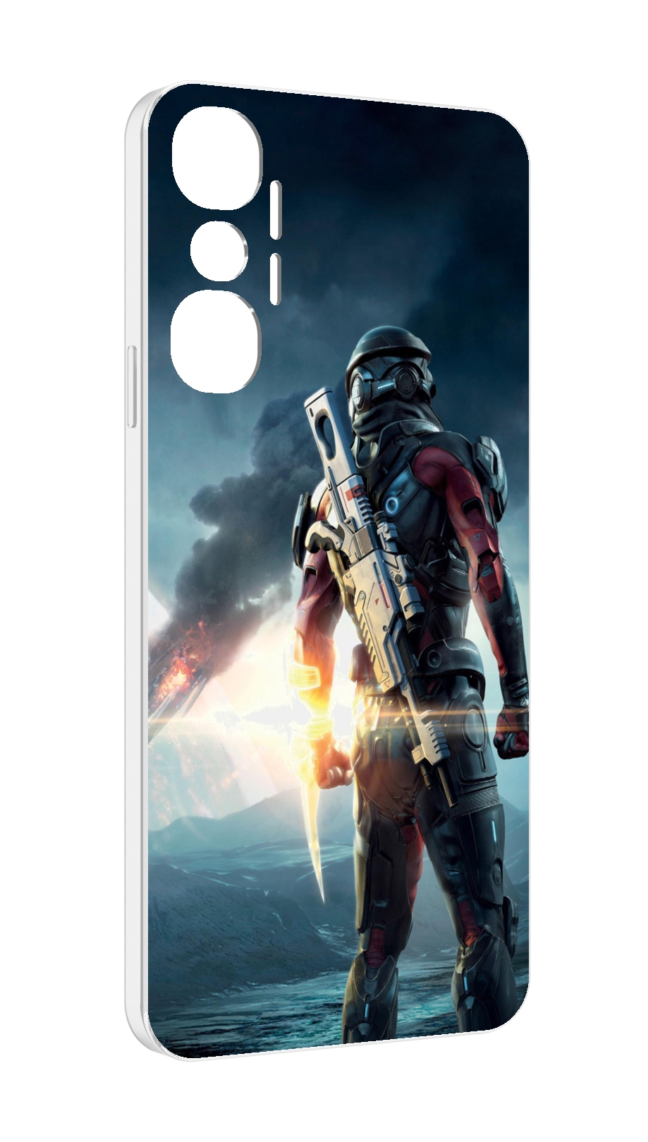 

Чехол MyPads Mass Effect Andromeda Ryder для Infinix Hot 20 4G, Прозрачный, Tocco