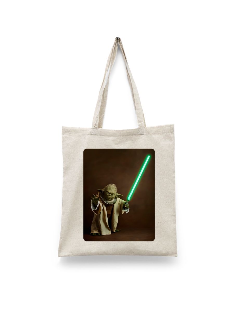 

Шоппер унисекс Каждому Своё Йода/Звездные войны/Star Wars FMSW21, белый, Йода/Звездные войны/Star Wars FMSW21