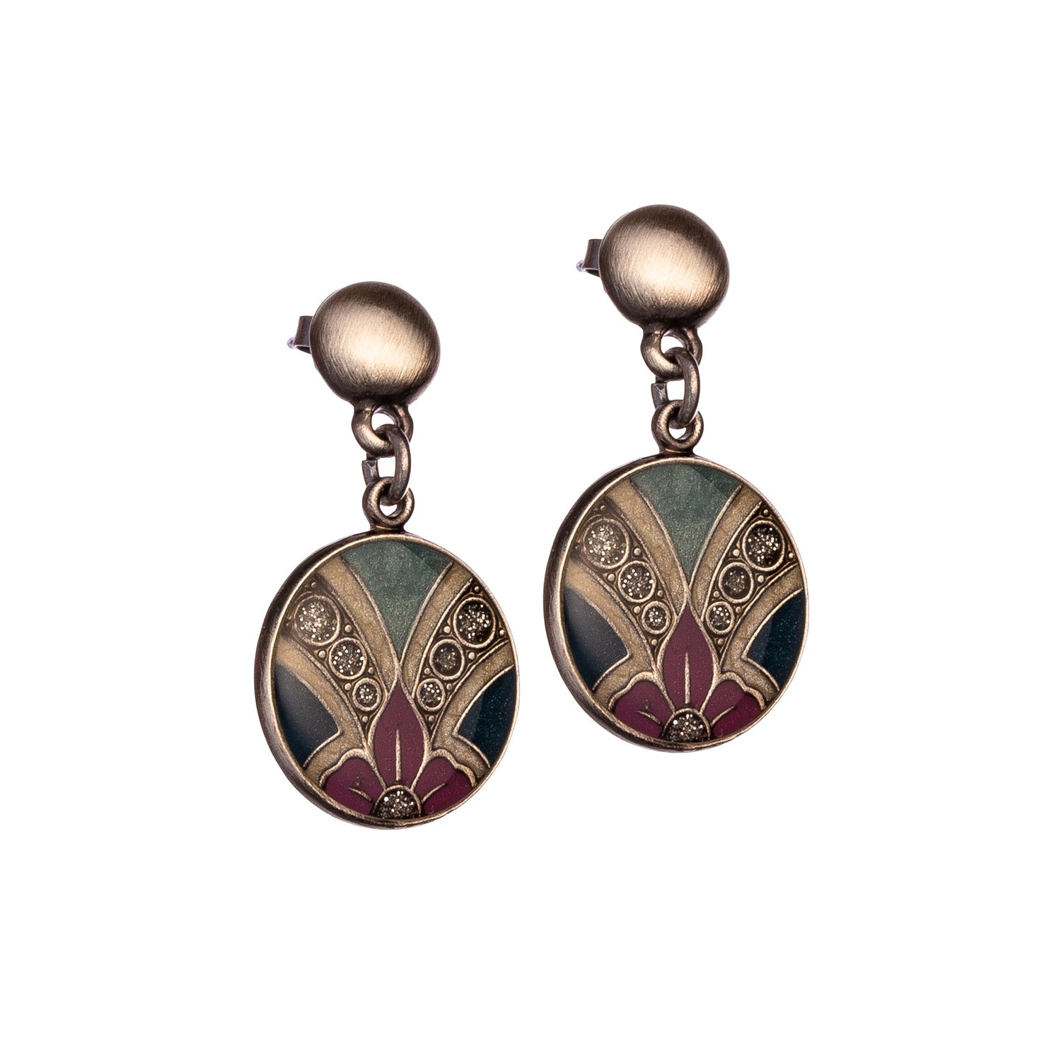 

Серьги из бижутерного сплава с эмалью Clara Bijoux A12613-23 BL, A12613-23 BL