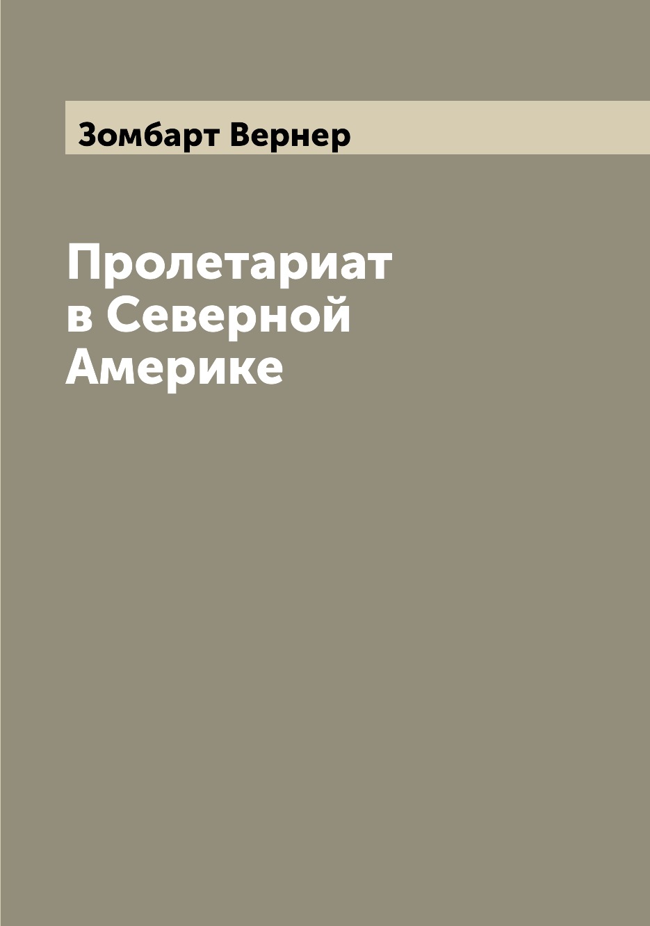 

Книга Пролетариат в Северной Америке
