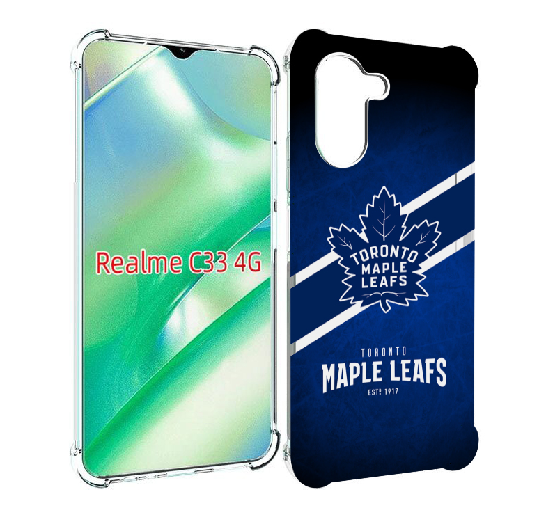 

Чехол MyPads торонто-меипл-лифс для Realme C33 4G, Прозрачный, Tocco