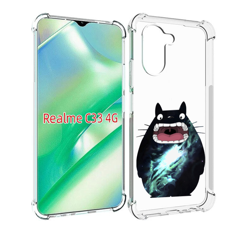 

Чехол MyPads тоторо для Realme C33 4G, Прозрачный, Tocco