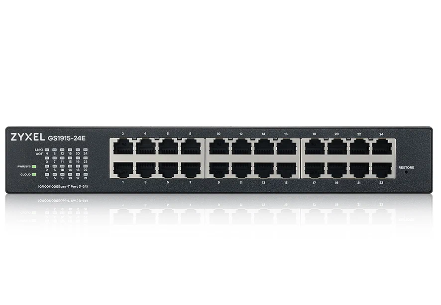 

Коммутатор Zyxel GS1915-24E-EU0101F черный, GS1915-24E-EU0101F