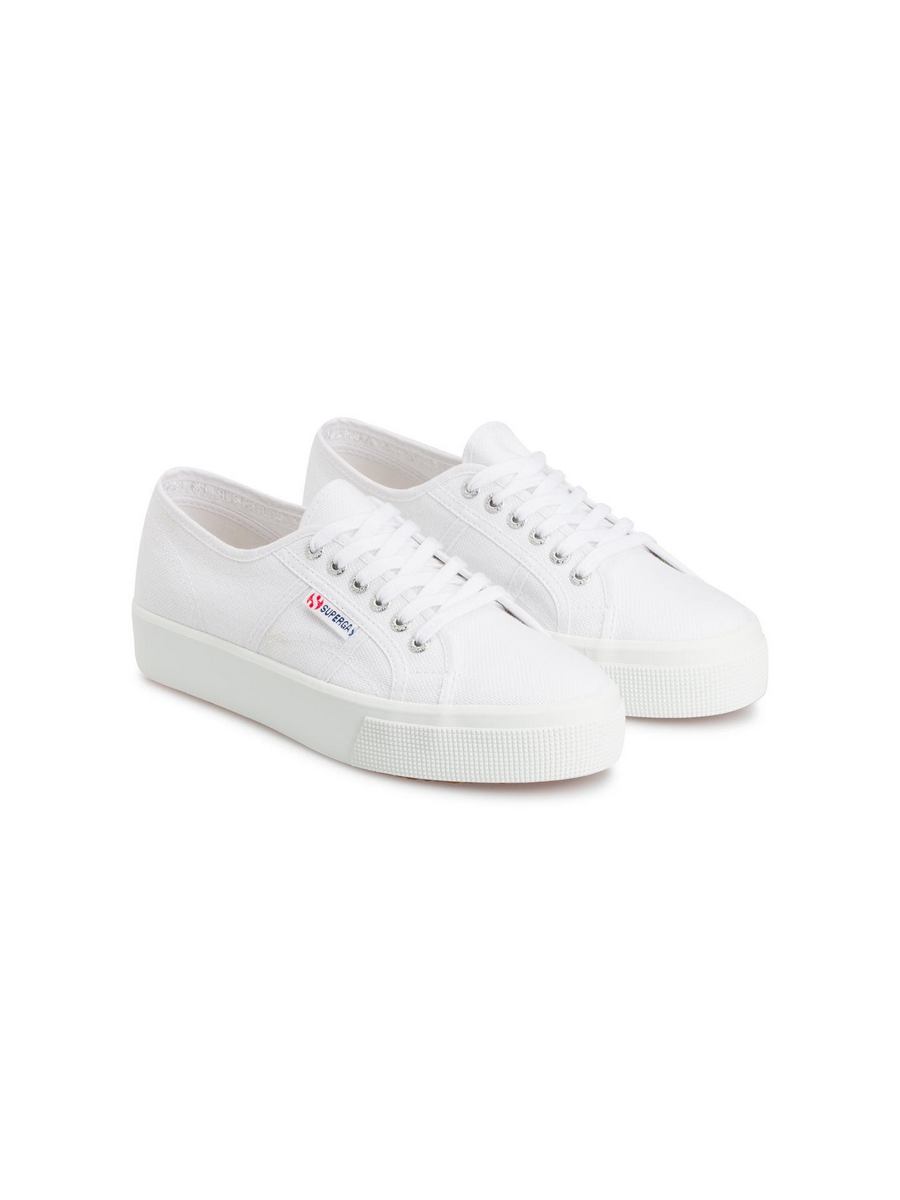 

Кеды женские Superga 1417890 белые 37.5 EU, Белый, 001417890