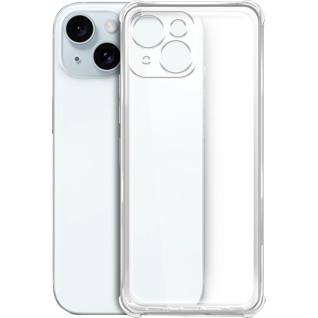 Клип-кейс BoraSCO Bumper для Apple iPhone 15 Plus Transparent