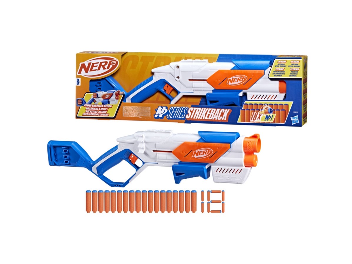 

Бластер Nerf N Series Strikeback G0218, Белый