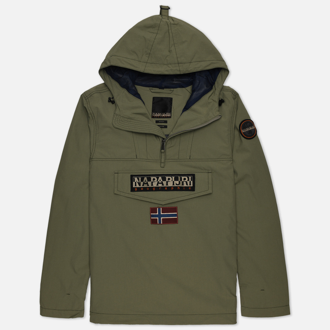 

Мужская куртка анорак Napapijri Rainforest Sum 3 оливковый, Размер S, Зеленый, Rainforest Sum 3