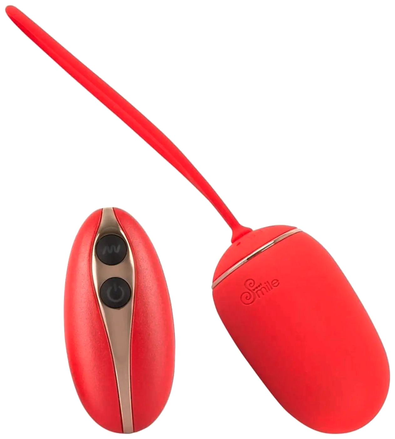 фото Красное виброяйцо remote controlled love ball с пультом ду orion