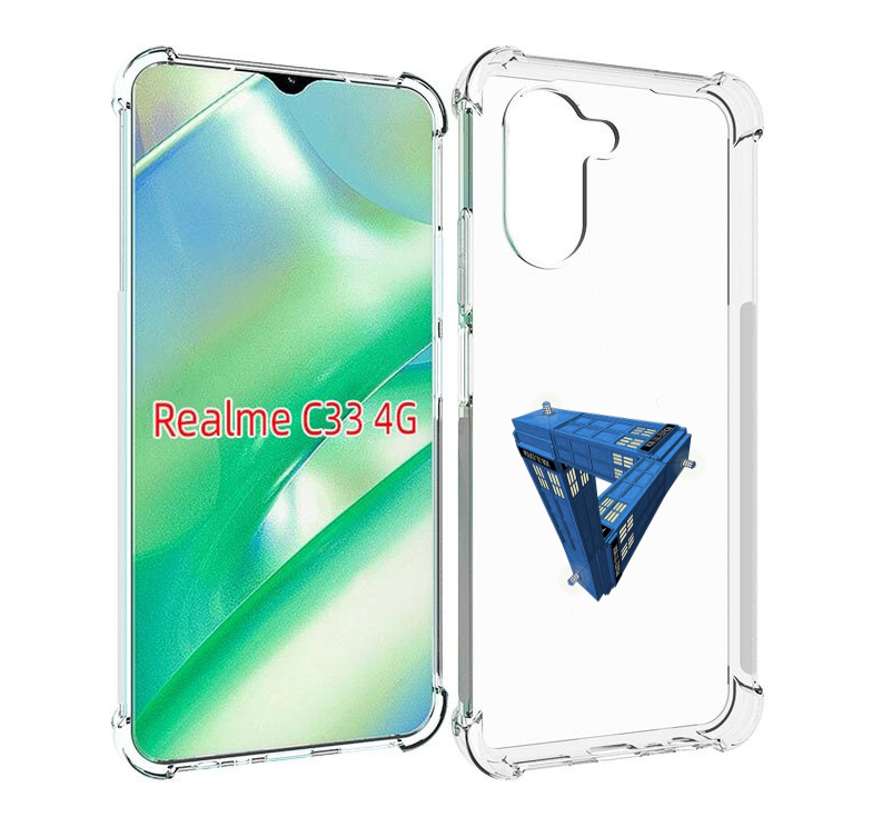 

Чехол MyPads головолока абстракция для Realme C33 4G, Прозрачный, Tocco