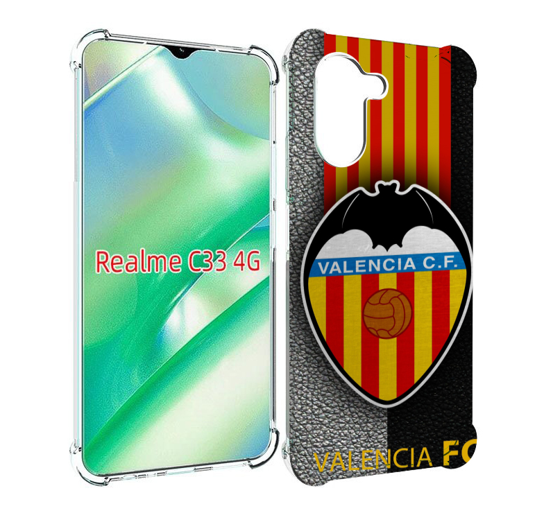 

Чехол MyPads фк валенсия мужской для Realme C33 4G, Прозрачный, Tocco