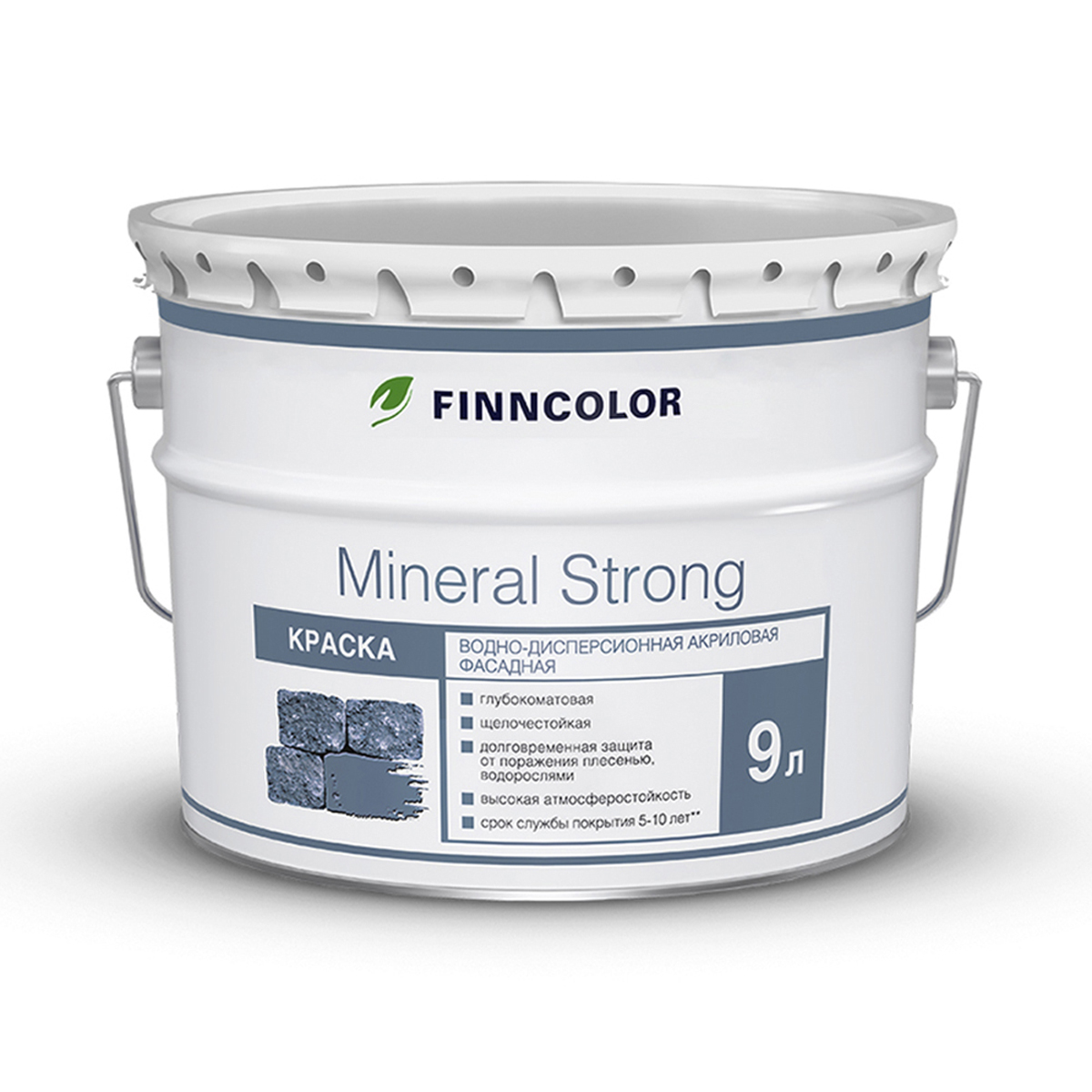 Краска в/д Finncolor Mineral Strong фасадная MRA 9л