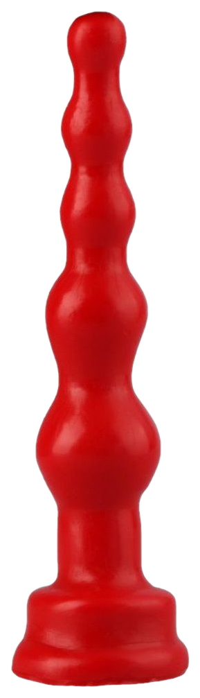 фото Красный анальный стимулятор-ёлочка - 14,5 см. сумерки богов