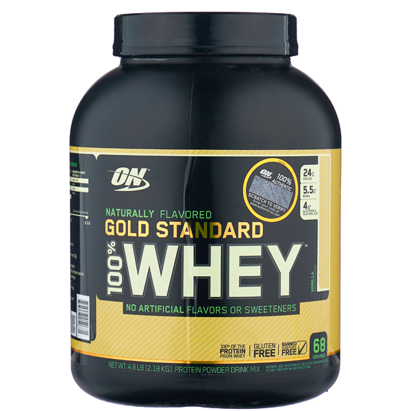 

Optimum Nutrition Naturally Flavored 100% Whey Gold Standard - 2178 грамм шоколад
