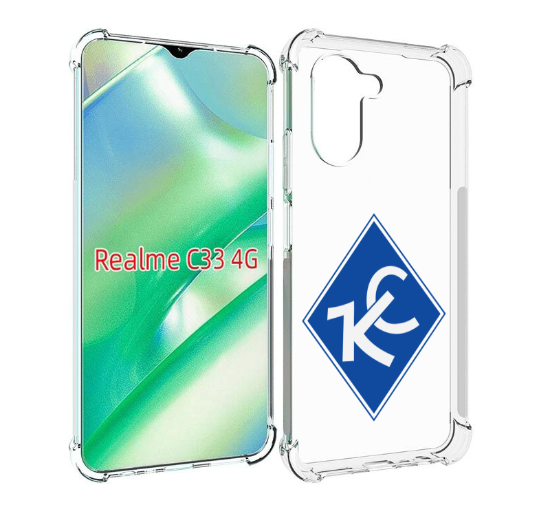

Чехол MyPads фк крылья советов мужской для Realme C33 4G, Прозрачный, Tocco