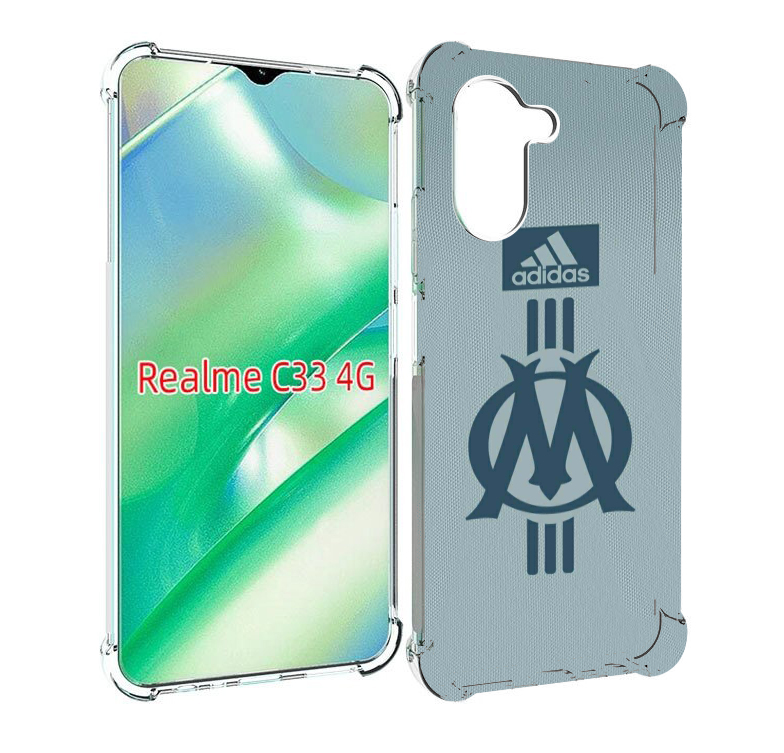 

Чехол MyPads фк марсель для Realme C33 4G, Прозрачный, Tocco