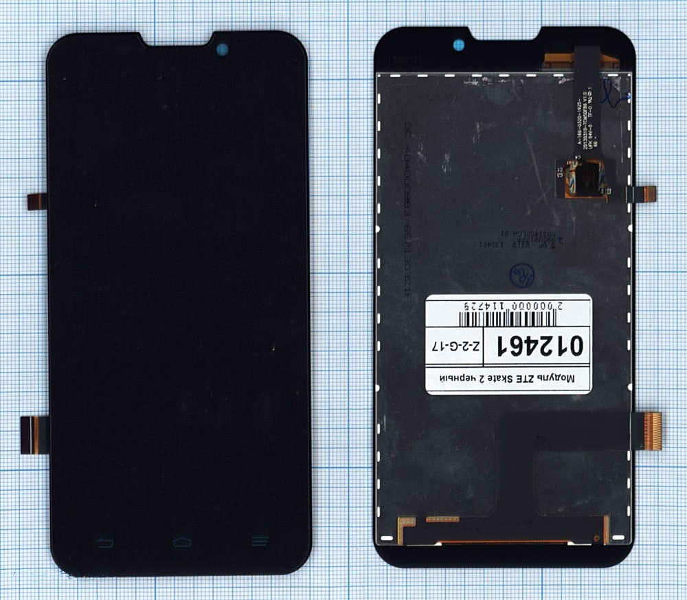 

Дисплей с тачскрином для ZTE Skate 2 черный, для ZTE Skate 2