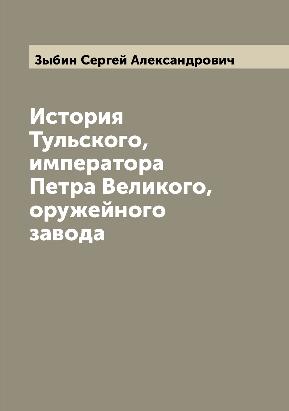 

Книга История Тульского, императора Петра Великого, оружейного завода