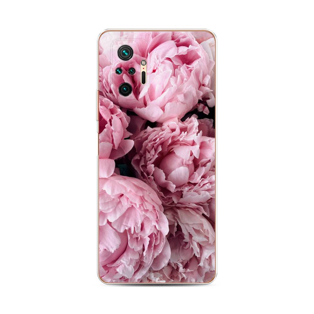 фото Чехол awog "нежные пионы" для xiaomi redmi note 10 pro