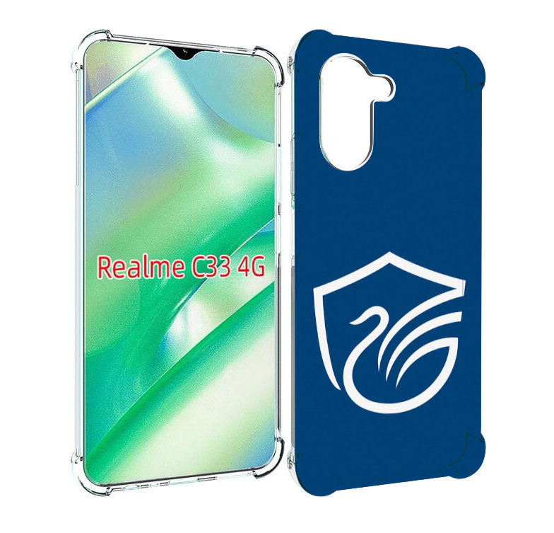 

Чехол MyPads фк олимп долгопрудныи мужской для Realme C33 4G, Прозрачный, Tocco