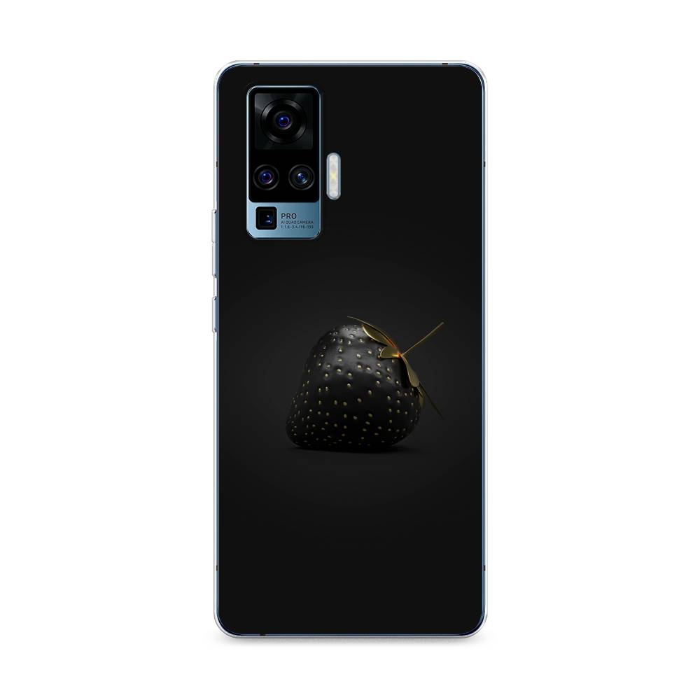 

Чехол Awog на Vivo X50 Pro "Черная клубника", Разноцветный, 262350-10
