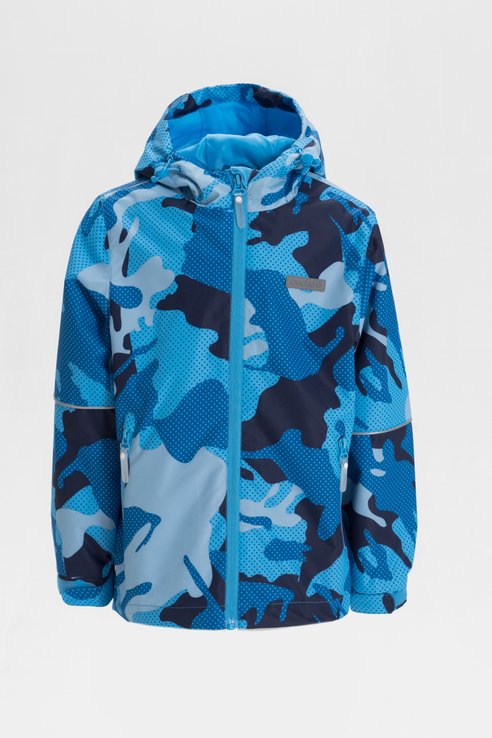 фото Куртка-ветровка с водоотталкивающим покрытием crockid вк 30091/н/2 гр голубой 116-122